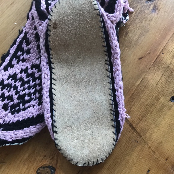 Hand made Stitched boot style slippers - Picture 2 of 7